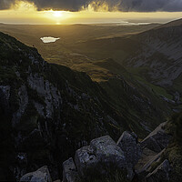 Buy canvas prints of Welsh Sunset by Martin Noakes