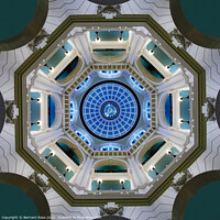 Buy canvas prints of Port of Liverpool Building interior of Dome by Bernard Rose Photography