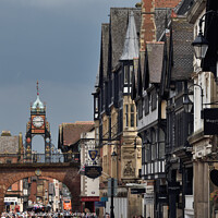 Buy canvas prints of Eastgate Street Chester by Bernard Rose Photography