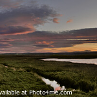 Buy canvas prints of Parkgate Panorama Sunset by Bernard Rose Photography