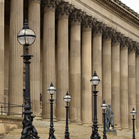Buy canvas prints of St George's Hall in Liverpool by Bernard Rose Photography