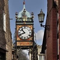 Buy canvas prints of Eastgate Clock Chester by Bernard Rose Photography