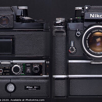 Buy canvas prints of Vintage Nikon Camera Wall Art by Bernard Rose Photography