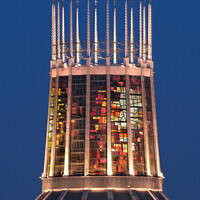Buy canvas prints of Liverpool Metropolitan Cathedral  by Bernard Rose Photography