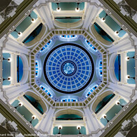 Buy canvas prints of Port of Liverpool Building interior of Dome by Bernard Rose Photography
