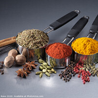 Buy canvas prints of Herbs and Spices by Bernard Rose Photography