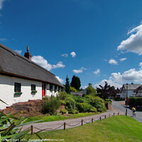 Buy canvas prints of Burton Village  by Bernard Rose Photography