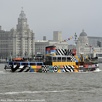 Buy canvas prints of Mersey Ferry Snowdrop by Bernard Rose Photography