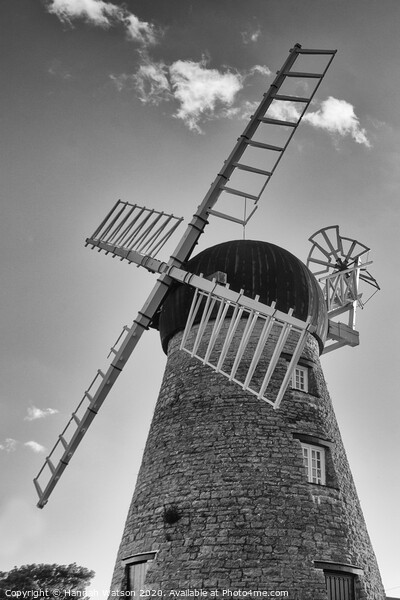 Whitburn Windmill Picture Board by Hannah Watson