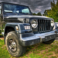 Buy canvas prints of Jeep Wrangler by Eddie Howland
