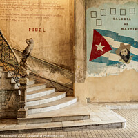 Buy canvas prints of La Guarida Restaurant entrance hall, Calle Concordia, Havana, Cuba by Karol Kozlowski