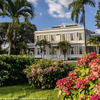 Buy canvas prints of Devon House in Kingston, Jamaica by Karol Kozlowski