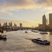 Buy canvas prints of River Thames in London by Karol Kozlowski