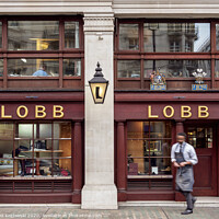 Buy canvas prints of John Lobb Shop at St James Street in London by Karol Kozlowski