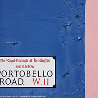 Buy canvas prints of Portobello Road, Notting Hill, London by Karol Kozlowski