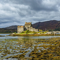 Buy canvas prints of A body of water with Eilean Donan in the background by Karol Kozlowski