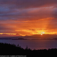Buy canvas prints of Sunrise at Isle of Skye by Karol Kozlowski
