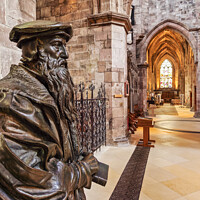 Buy canvas prints of St Giles' Cathedral in Edinburgh by Karol Kozlowski