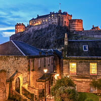 Buy canvas prints of Edinburgh Castle by Karol Kozlowski