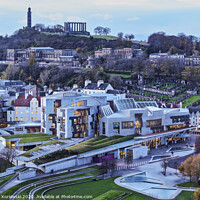 Buy canvas prints of Scottish Parliament Building by Karol Kozlowski