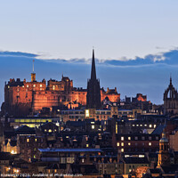 Buy canvas prints of Edinburgh Skyline by Karol Kozlowski