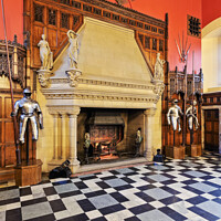 Buy canvas prints of The Great Hall at the Edinburgh Castle by Karol Kozlowski