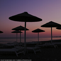 Buy canvas prints of Sunset Crete by Manoli Haralambakis