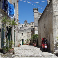 Buy canvas prints of Street in Matera by Thelma Blewitt