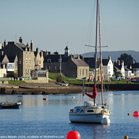 Buy canvas prints of Findhorn Village and Bay by Thelma Blewitt