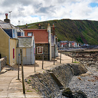 Buy canvas prints of Aberdeenshire village of Crovie by Andrew Davies