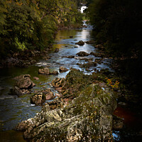 Buy canvas prints of Water of Feugh at Banchory by Andrew Davies