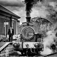 Buy canvas prints of 'Salmon' at Milton of Crathes station on the Deesi by Andrew Davies