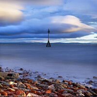 Buy canvas prints of Mersey estuary at Blundellsands by Andrew Davies