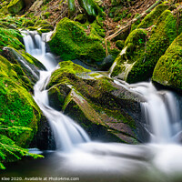 Buy canvas prints of Small waterfalls in the black forest by Thomas Klee