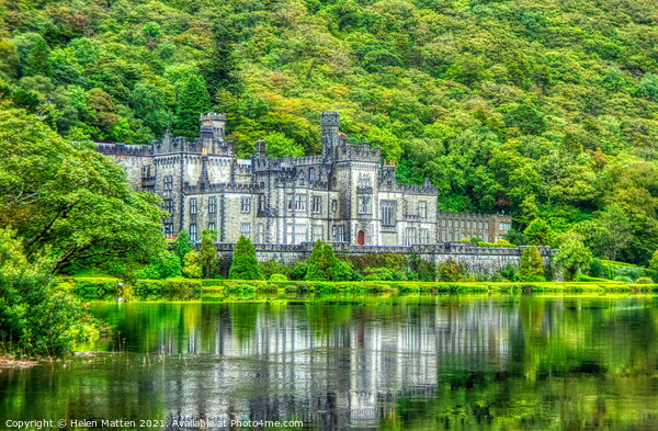 Kylemore Abbey in Co Galway Ireland Picture Board by Helkoryo Photography
