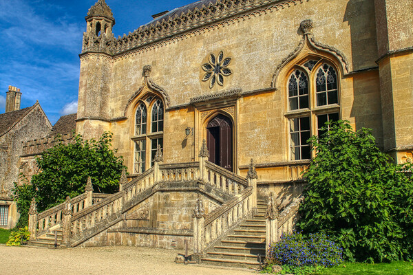 Lacock Abbey Fox Talbot Museum Front Picture Board by Helkoryo Photography