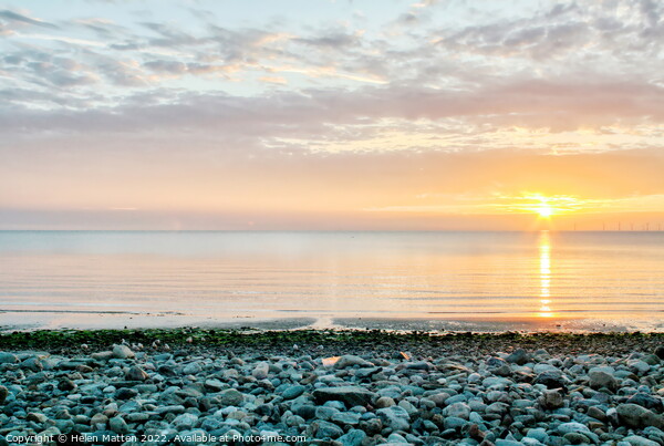 Soft Pastel Sunrise Llandudno beach  Picture Board by Helkoryo Photography