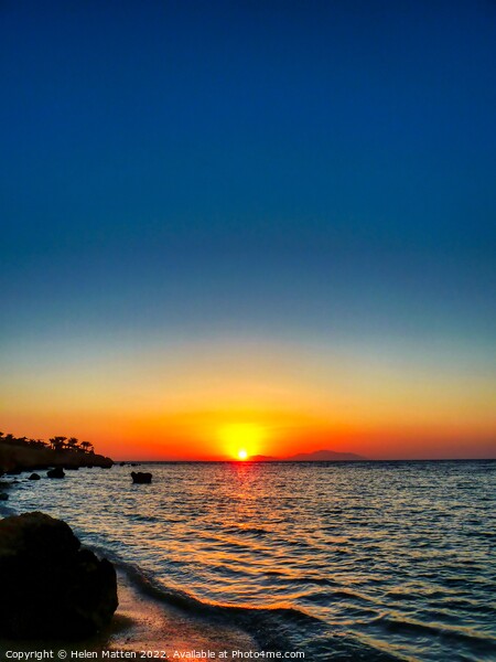 Red Sea Sunset Sharm el Sheikh Egypt 7 Picture Board by Helkoryo Photography