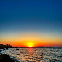 Buy canvas prints of Red Sea Sunset Sharm el Sheikh Egypt 7 by Helkoryo Photography