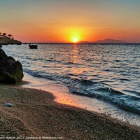 Buy canvas prints of Red Sea Sunset Sharm el Sheikh Egypt 8 by Helkoryo Photography