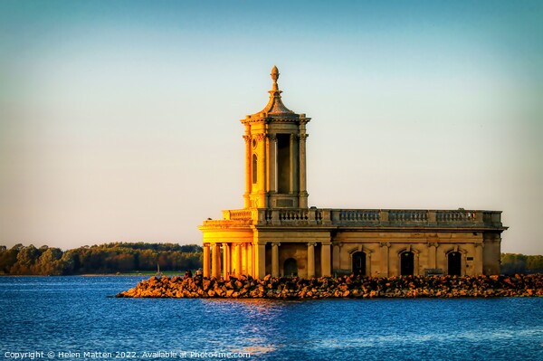 Enchanting Normanton Church at Sunset Picture Board by Helkoryo Photography