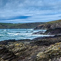 Buy canvas prints of Majestic View of Daymer Bay by Helkoryo Photography