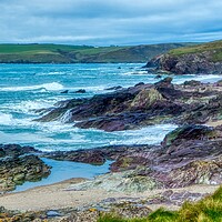 Buy canvas prints of Majestic Daymer Bay View by Helkoryo Photography