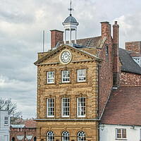 Buy canvas prints of Historical Charm: Daventry's Moot Hall by Helkoryo Photography