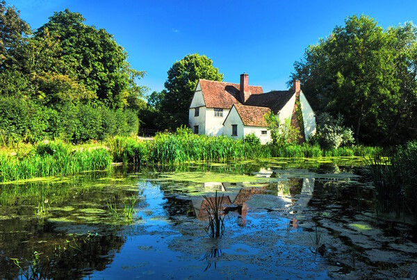 Flatford Mill 1 Picture Board by Helkoryo Photography