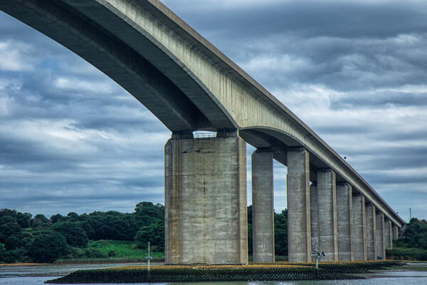 The Orwell Bridge 1 Picture Board by Helkoryo Photography