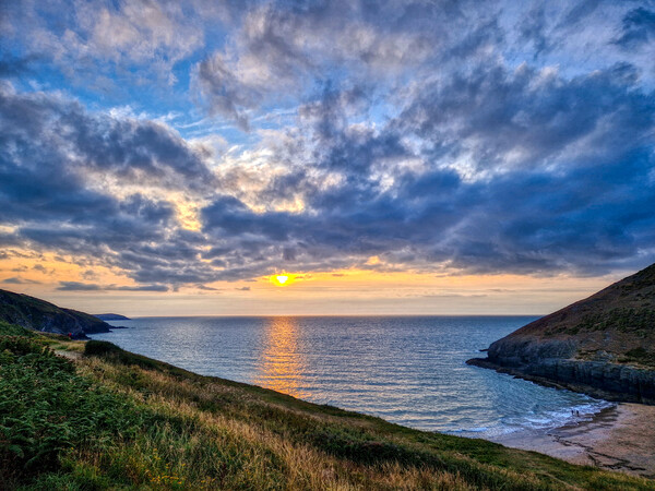 Mwnt Landscape 2 Picture Board by Helkoryo Photography