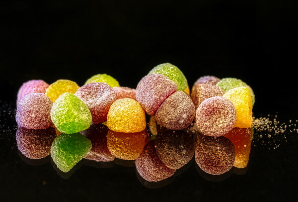 Jelly tots reflection Picture Board by Helkoryo Photography