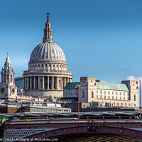 Buy canvas prints of St Paul's Cathedral by Janie Pratt