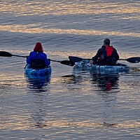 Buy canvas prints of Kayaking by Cecil Owens